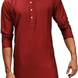 vastramay Men's Viscose Kurta I Knee Length Straight Kurt I Fastive Party Wedding Traditions Kurta-picture-36