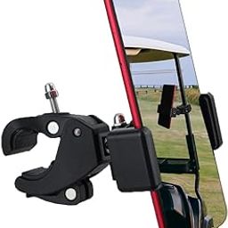 Hocoder Phone Holder with Clamp for Stroller, Golf Cart, Cell Smartphone Mount Holder for Bike, Shopping Cart, Wheelchair, Mic Stand Phone Holder-21