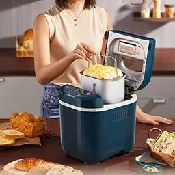 Mann Mart‚Large Capacity Automatic Bread Maker: Effortless Dough Kneading & Intelligent Fruit Feeding for Delicious Homemade Bread-image-2