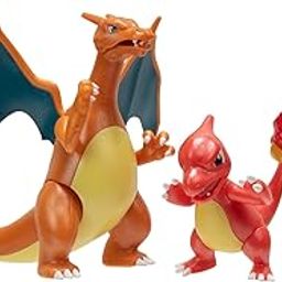 Pokemon PKW2777 Select 3 Pack-Features 2 Charmander, 3 Charmeleon and 4.5-Inch Charizard Battle Figures, Pokemon-Evolution Multipack-Style 1-image-55