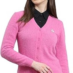 Womens Solid V Neck Full Sleeves Cardigan (1240739VN)-image-72