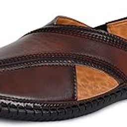5079 Men's Loafer Stylish Ethnic Peshawari Nagra Mojadi Sherwani Sandals Wedding Latest Kolhapuri Brown Tan Black Shoes for Men-image-69