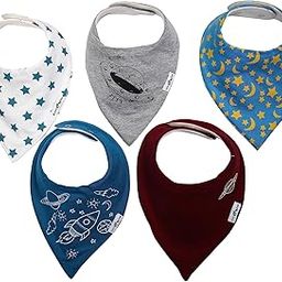 Infancy Dreams Bandana Baby Bibs For New Born Baby - Space Edition (0-12 Months)-picture-18