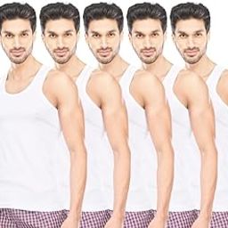 Mens 100% Combed Cotton Kings RN White Vest for Men Combo Pack-image-111