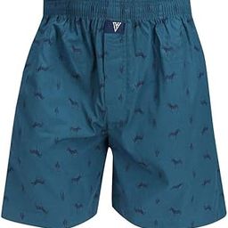 Men Boxer Shorts - 100% Combed Cotton - Elasticized Waistband, Printed, Side Pocket_10112_Assorted_S-22