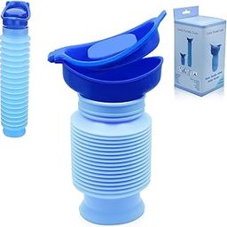 Durable Family Portable Urinal Toilet Pee Bottle Travel Shrinkable Personal Leak-Proof Mobile Pocket Toilet Bucket Car Urine Bottle,Travelling, Traffic Hiking Urine Container Outdoor Camping 750ml-image-71