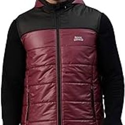 Royal Enfield Men's A-Line Coat (JKA230001_Maroon-picture-12