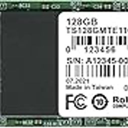Transcend 128GB SSD NVMe PCIe Gen3 x4 110S, Solid State Drive, M.2 2280, Sequential Read/Write up to 1,500/550 MB/s - TS128GMTE110S-13