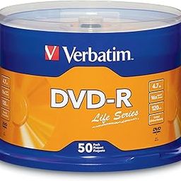 Verbatim Life Series DVD-R Disc Spindle, Pack of 50-image-33