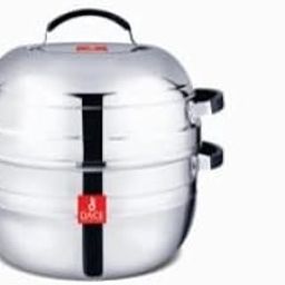 Dace 1.5 Kilogram Double Layer Stainless Steel Thermal Rice Cooker Choodarapetty with Stainless Steel Pot & Rubber Gasket (Silver)-picture-29