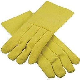 SAFETYZONE Kevlar High Temperature Safety Gloves Fire Retardant Heat Resistant Furnace Gloves Upto 750 Degree (Yellow, 14-inch)-image-38