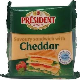 President Cheese Slices - Sandwich with Cheddar, 200g Pack-image-5