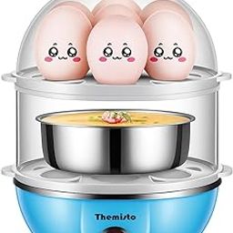14-Egg Capacity Electric Egg Cooker – Steamer & Poacher with One-Touch Operation, Timer Buzzer, and Overheat Protection for Quick Egg Cooking-image-42