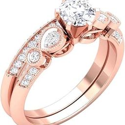 14k (585) Rose Gold Ring for Women-image-74