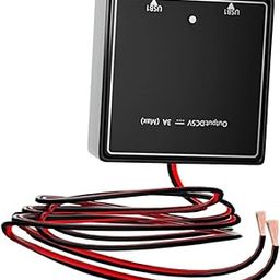 UJEAVETTE Solar Voltage Stabilizer 5V3A Double USB Black Solar Panel Charge Controller 5V to 30V 500cm-20