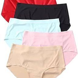 Women's & Girl Regular Wear Multicolor Seamless Lycra Cotton Panty (Pack of 3) (Sizes S to XXL)-image-57