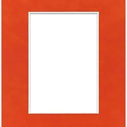 11x14 Mat Bevel Cut for 8.5x11 Photos - Acid Free Orange Suede Precut Matboard - For Pictures, Photos, Framing - 4-ply Thickness-image-87