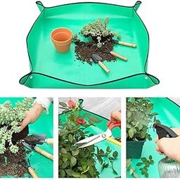 Home Gardening Supplies ing Mat PE Gardening Potting Mats 33cm-100cm Waterproof Soil-Chang Mat Transing Pad-image-7