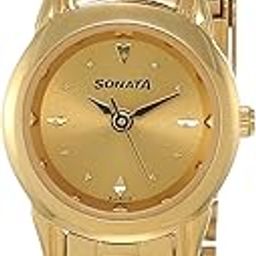 Quartz Analog Champagne Dial Stainless Steel Strap Watch for Women-NS8925YM02W/NT8925YM02W-image-92