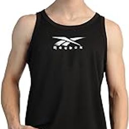 Reebok Peak Performance T-Shirt | Crew Neck Regular Fit T-Shirt | Black Polyester T-Shirt-image-2