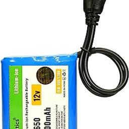 ELBOTICS 12V Li-ion 18650 Lithium ion Rechargeable Battery Pack 3S 11.1V 12.6V Battery Pack for Power Bank Bluetooth Speaker IoT and Industrial Applications (12v 2000mAh Li-ion Battery)-image-34