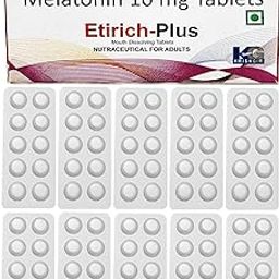 Etirich-Plus Melatonin 10mg | Nutritional Supplement | Vegetarian, 100 Tablets | Natural Sleeping Aid pills for Restful Deep Sleep| Nutraceutical For Adults-15