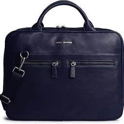 Professional Vegan Leather Messenger Briefcase Bag for Office |Fits upto 14/15 / 16 inch Laptop |Separate Padded Laptop Compartment |Water Resistant |Men & Women |30L-image-43