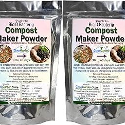 Compost Maker Powder for Agricultural & Garden Use – 875g x 2 (1750g) Organic Waste Decomposer Bacteria by CloudGarden-image-91