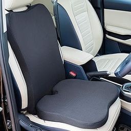 FOVERA Car Backrest & Seat Cushion Combo, Memory Foam Full Back Support & Seat Cushion for Comfortable Driving | Promotes Healthy Driving Posture and Relieves Back Pain-image-27