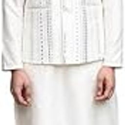 Anirban Ivory Cotton Blend Embroidered Bundi for Men – Trendy, Comfortable, and Ideal for Casual & Festive Occasions-image-99