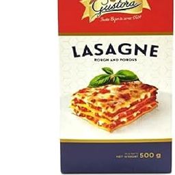 Gustora Ready To Eat Lasagne Luscious Pasta Sheets Of Lasagne I 100% Durum Wheat Semolina Lasagne Sheets I Gluten Free I Vegetarian Instant Lasagne, 500 Gm-image-82