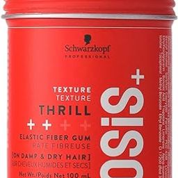Schwarzkopf Professional Osis+ Thrill Elastic Clay Hair Styling Fibre Gum I Enhances Defination And Shine I Easy To Apply And Wash I Vegan | Tames Frizz And Fly Aways | 100 Ml-picture-55