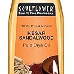 Soulflower Pooja Diya Oil for Festival, Hawan, Spiritual Puja | Lamp Oil, Spiritual Fragrance, Smokeless Deepam Oil, Decoration | Saffron (Kesar) and Sandalwood (Chandan), 100ml-image-95
