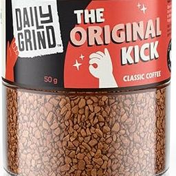 DAILYGRIND Classic Instant Coffee Powder 50g | The Original Kick | Makes Hot and Cold Coffee Made with 100% Arabica Beans | Black coffee For Morning | Strong Freeze-Dried | 25 Cups-image-57