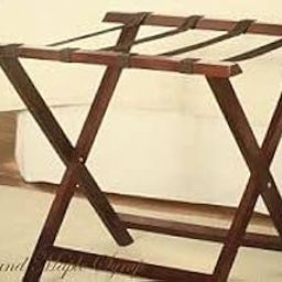 Wooden Luggage Rack with Shelf for Shoes, Accessories, Strong Bearing Sturdy Storage Free Space Wood Suitcase Rack Sheesham Wood Luggage Stand for Bedroom Hotel Guest Room with Solid Leg Quality A16-image-94