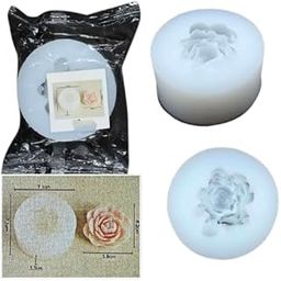 Ditya Crafts Rose Flower Silicone Candle Mold for Resin, Wax, Soap, Clay – 3D Flower Shape Mould for DIY Scented Candles, Home Décor, Gifts, Art & Craft-image-54