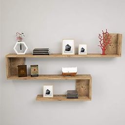 Keeam Decor S Modal Decorative Wall Shelf Unit,Ledge Shelf,Sheesham Floating Shelves for Wall, Rustic Shelf for Bathroom, Bedroom, Living Room-picture-30