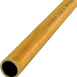 Visiaro Hard Brass Tube, 1mtr, Outer Dia 3/4 inch, Wall Thickness 25 swg, Seamless Hollow Pipe Plumbing Systems and DIY Projects-15