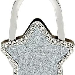 Unisex Table Star Foldable Purse Bag Hanger Handbag Hook Holder Silver|Clothing, Shoes & Accessories | Womens Handbags & Bags | Handbag Accessories|1X Handbag Hanger-36