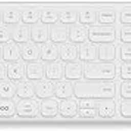 Rapoo 9350S.US.White Wireless Keyboard & Mouse Combo – Bluetooth 4.0/5.0, 2.4GHz, 99-Key Layout, 800-2400 DPI, Aluminum Alloy, FN Hotkeys, 230/240h Battery-image-1