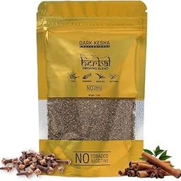 DARK KESHA Tobacco & Nicotine Free Smoking Mixture With 100% Natural Herbal Smoking Blend 1 Pack 30gm-picture-22