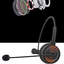 SAI INDER KALA Lifestyle USB Wired Headphone with Mic for School Office Call Center Business Black-15