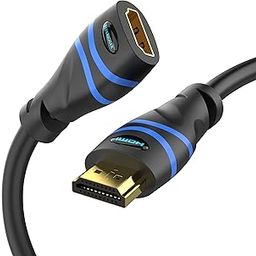 BlueRigger HDMI Cable Extension Male to Female HDMI Extender Cord 4K Compatible for TV Stick, Chromecast, Nintendo Switch Wii U, Xbox One 360, PS4 PS3, Blu Ray Player, HDTV, Laptop PC (3 FT)-7