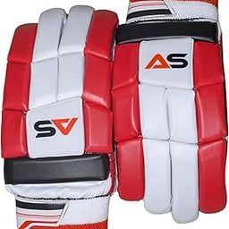 ASS Sports Right-Hand Cricket Batting Gloves for Men/Adults | Comfortable Fit Leather Cricket Batting Gloves Gold & White-image-38