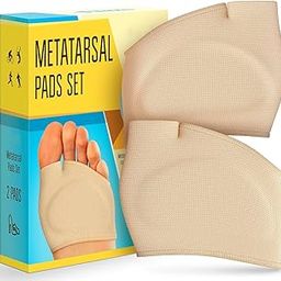 Forefoot Pad for Pain Relief, Metatarsal Gel Pad for Women & Men,1 Pair Hallux Valgus Foot Support Sleeves with Gel Pad,Comfortable & Breathable Ball of Foot Cushions Pad for High Heels,Beige-image-41