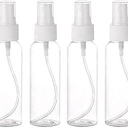Hunky Dory 50ml Empty Plastic Transparent Refillable Fine Mist Spray Bottle for hand sanitizer,Perfume, Lotion, Oil, Travel | Costemic use etc(Pack of 4)-image-70