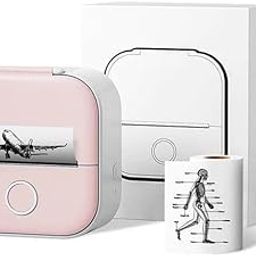 Astrill T02 Monochrome Sticker Inkless Printer, Small, Poratable (Pink)-picture-15