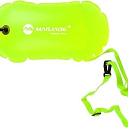 Street27 High Visibility Swim Bubble Buoy Swimming Tow Float for Open Water Swimmers, Kayakers and Triathletes (Fluo Yellow)-22