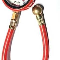 Maruti Gold Tire Pressure Gauge Htc For Car, Truck, Motorcycle, Bike, Air Checking Meter With Rubber Hose 150 Psi-17