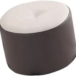 UJEAVETTE Small Foot Stool Step Stool Foot Rest for Bedroom Entrance Apartment Beige and Gray-image-7